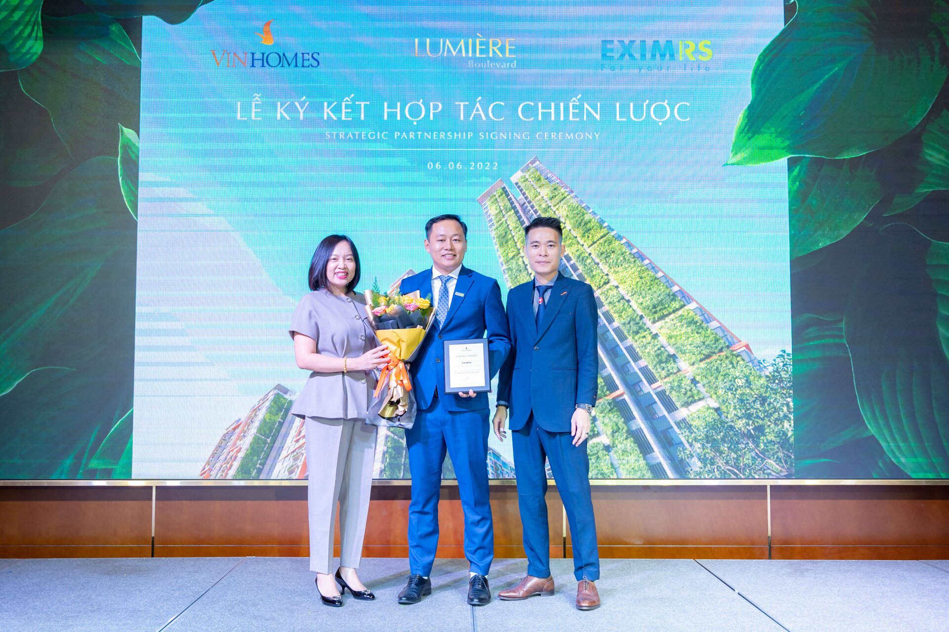EXIMRS ĐỐI TÁC PHÂN PHỐI CHÍNH THỨC DỰ ÁN LUMIERE BOULEVARD