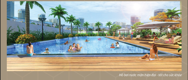 Hồ Bơi Nước Mặn Hiện Đại
