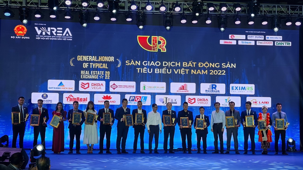 EximRS được vinh danh “Sàn giao dịch bất động sản tiêu biểu Việt Nam 2022”