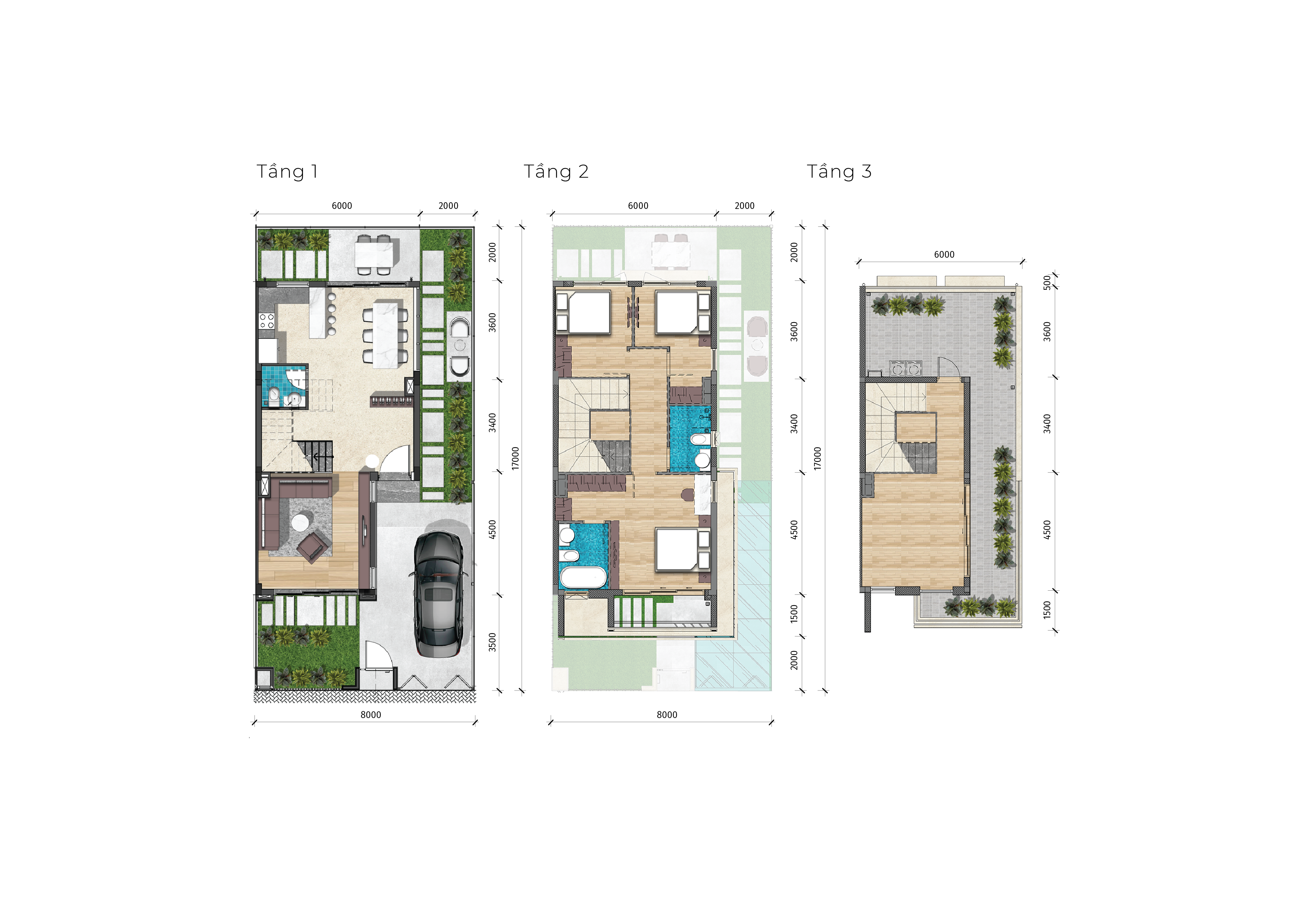 Biệt thự ven kênh 1