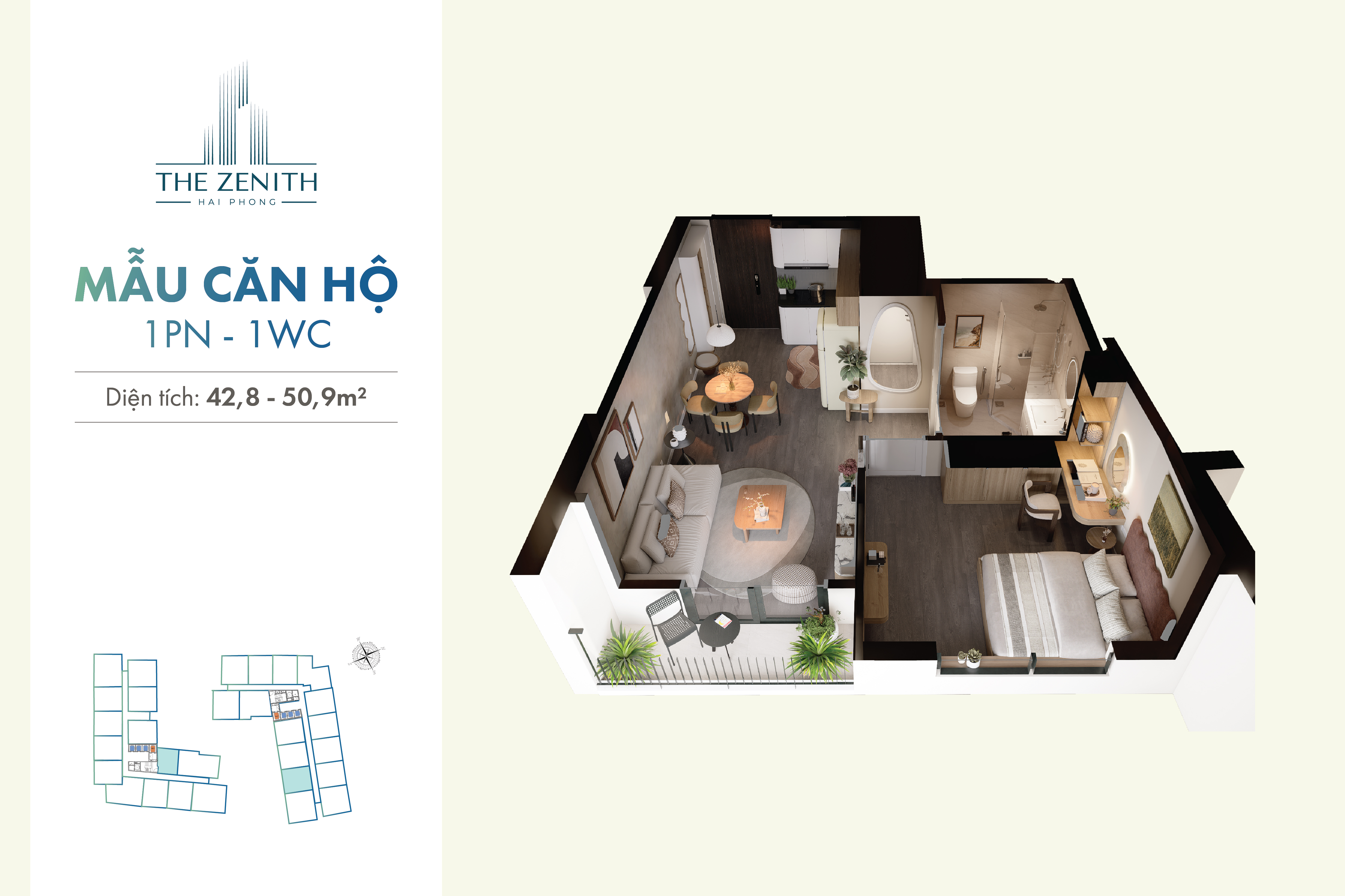 Căn hộ 1PN