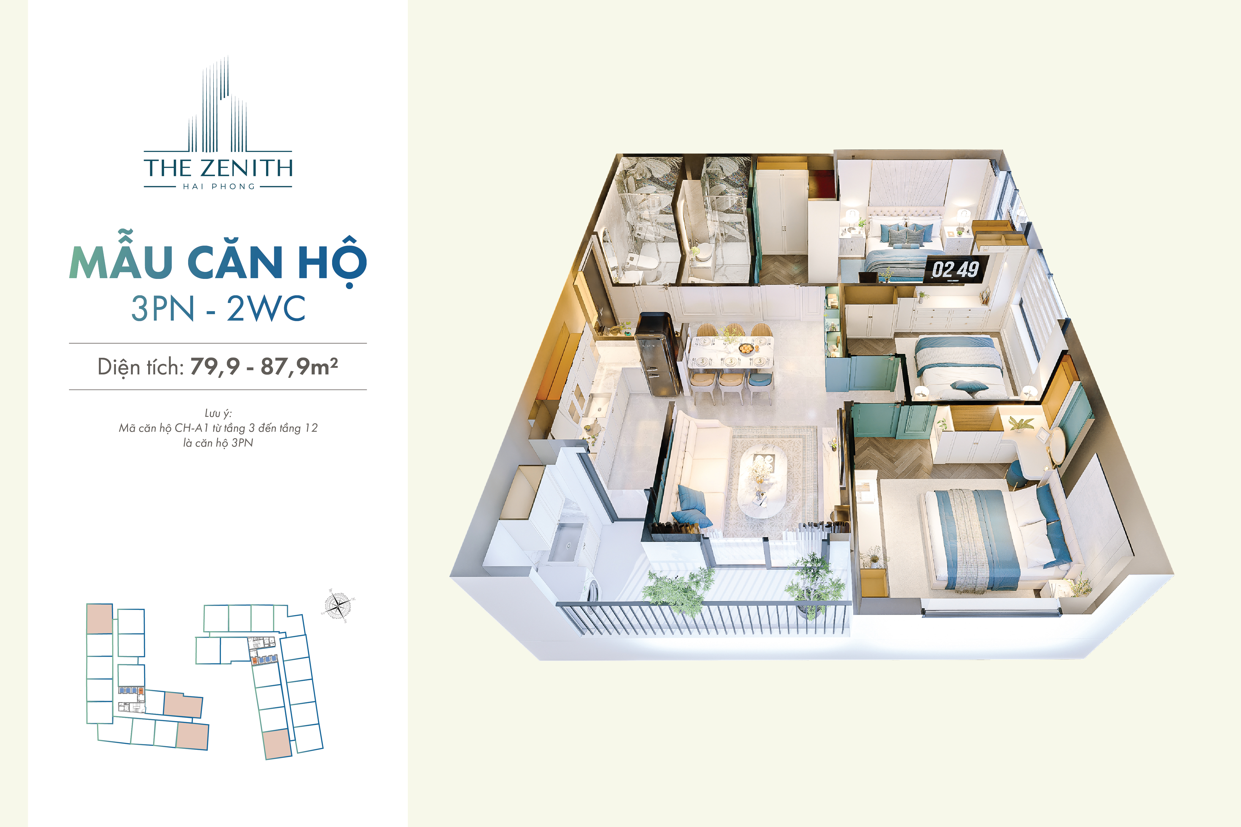 Căn hộ 3PN